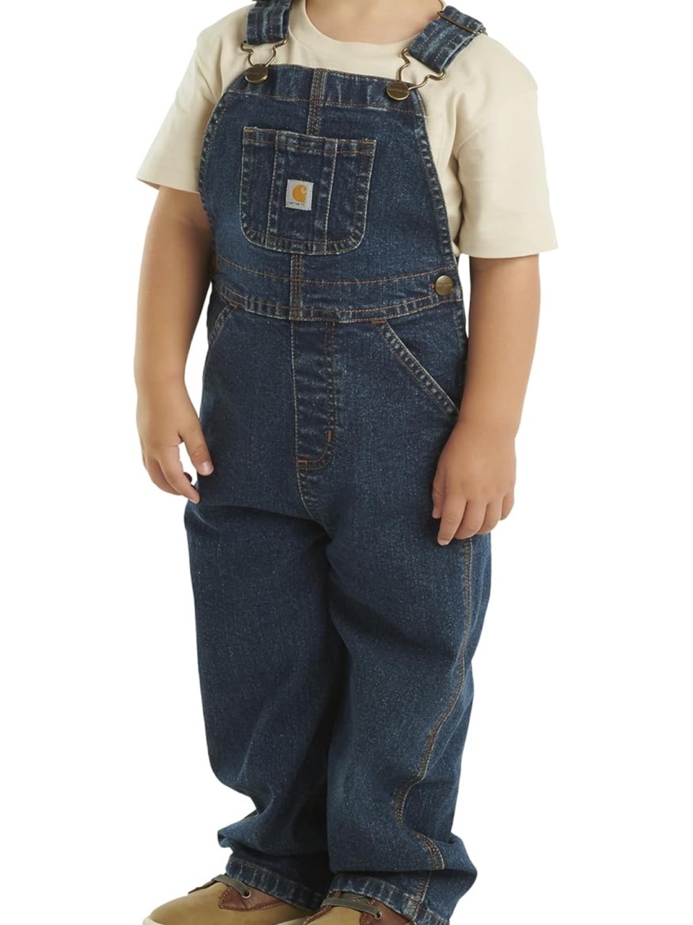 Boys Carhartt Denim Bib Overalls